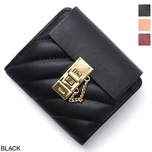 Chloe Bifold Wallet Coin Black Drew